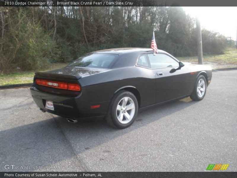 Brilliant Black Crystal Pearl / Dark Slate Gray 2010 Dodge Challenger R/T