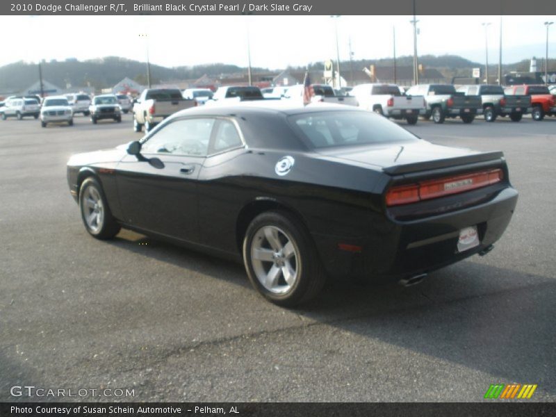 Brilliant Black Crystal Pearl / Dark Slate Gray 2010 Dodge Challenger R/T