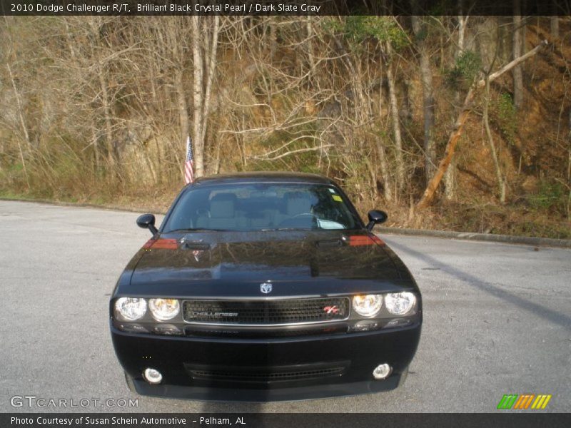 Brilliant Black Crystal Pearl / Dark Slate Gray 2010 Dodge Challenger R/T