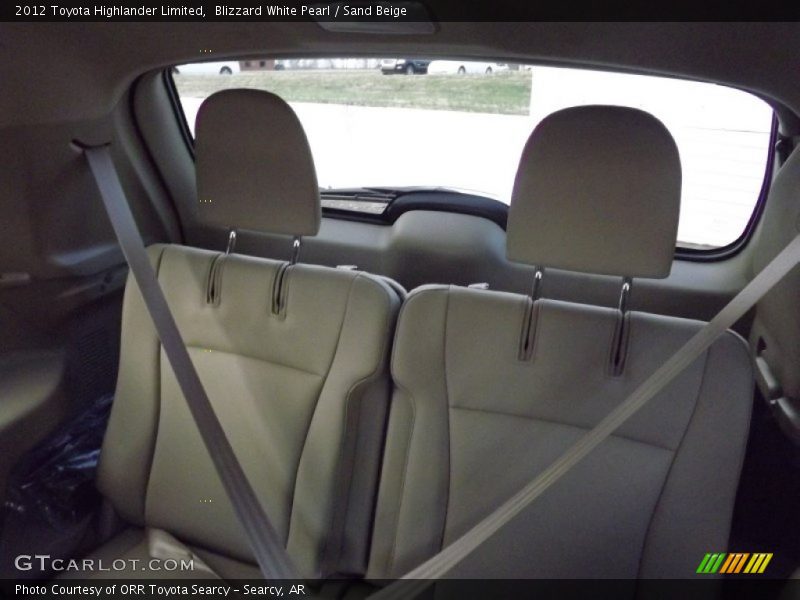 Blizzard White Pearl / Sand Beige 2012 Toyota Highlander Limited