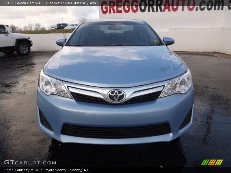 Clearwater Blue Metallic / Ash 2012 Toyota Camry LE