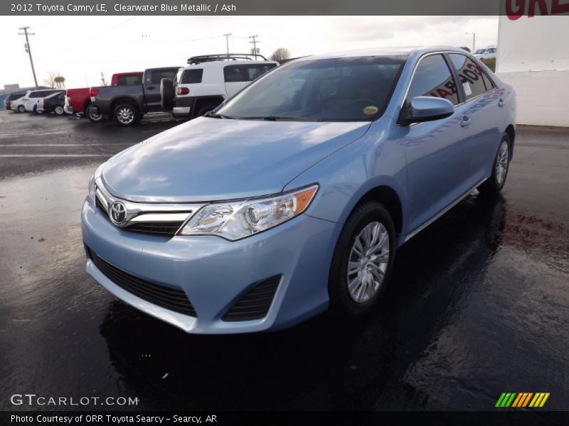 Clearwater Blue Metallic / Ash 2012 Toyota Camry LE
