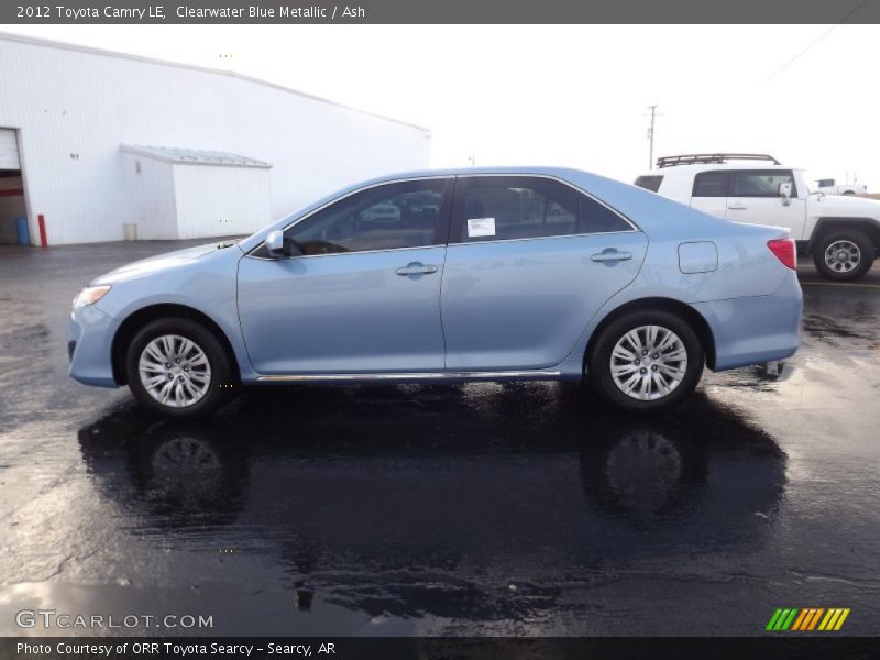 Clearwater Blue Metallic / Ash 2012 Toyota Camry LE