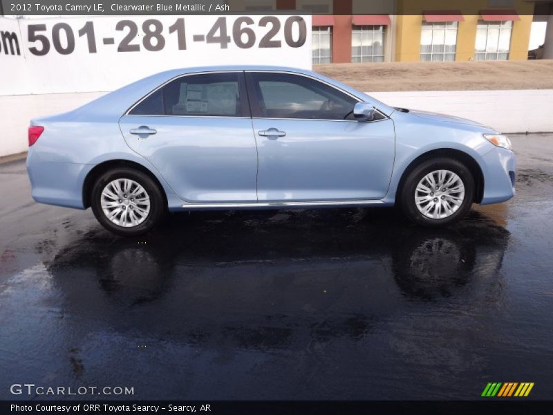 Clearwater Blue Metallic / Ash 2012 Toyota Camry LE