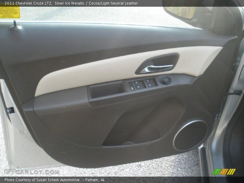 Silver Ice Metallic / Cocoa/Light Neutral Leather 2011 Chevrolet Cruze LTZ
