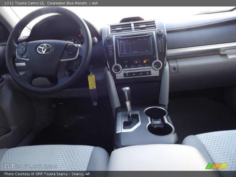Clearwater Blue Metallic / Ash 2012 Toyota Camry LE