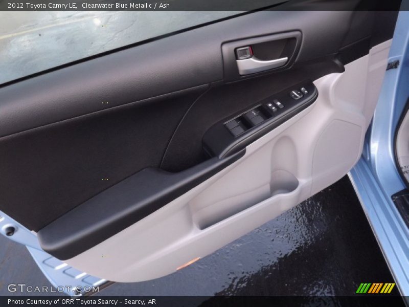 Clearwater Blue Metallic / Ash 2012 Toyota Camry LE