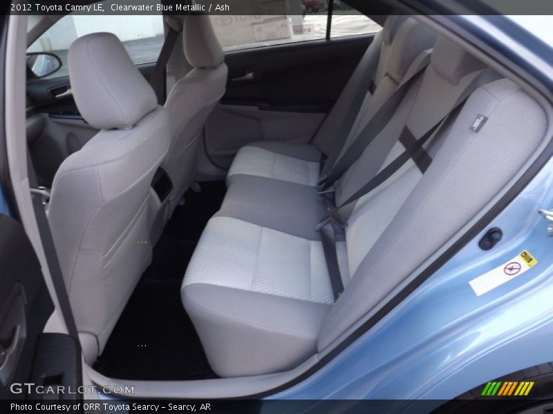 Clearwater Blue Metallic / Ash 2012 Toyota Camry LE