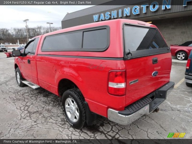 Bright Red / Dark Flint 2004 Ford F150 XLT Regular Cab 4x4