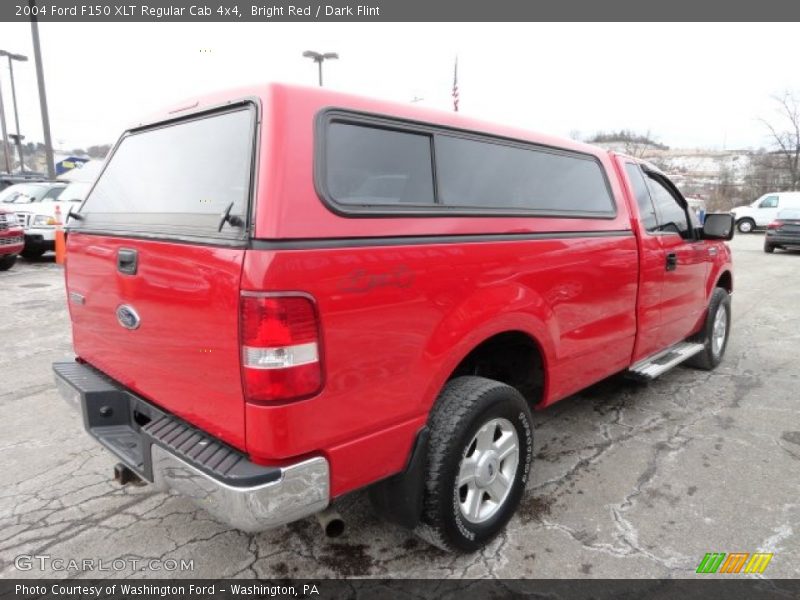 Bright Red / Dark Flint 2004 Ford F150 XLT Regular Cab 4x4