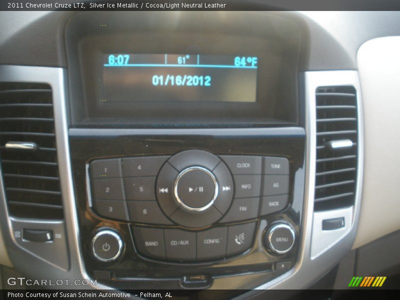 Silver Ice Metallic / Cocoa/Light Neutral Leather 2011 Chevrolet Cruze LTZ