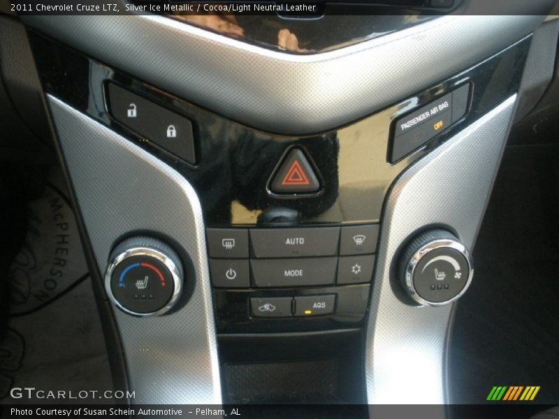 Silver Ice Metallic / Cocoa/Light Neutral Leather 2011 Chevrolet Cruze LTZ