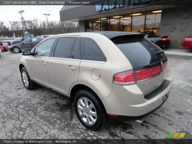 Dune Pearl Metallic / Medium Camel 2007 Lincoln MKX AWD