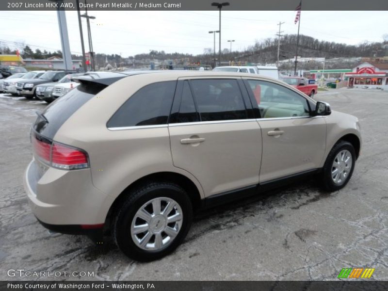 Dune Pearl Metallic / Medium Camel 2007 Lincoln MKX AWD