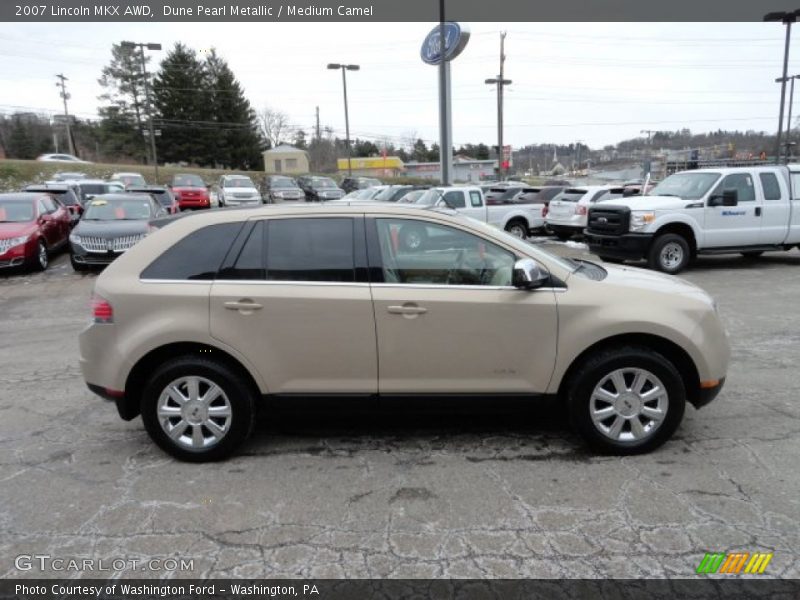 Dune Pearl Metallic / Medium Camel 2007 Lincoln MKX AWD