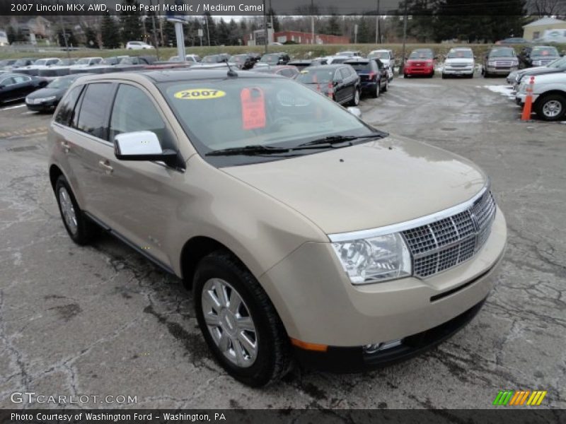 Dune Pearl Metallic / Medium Camel 2007 Lincoln MKX AWD