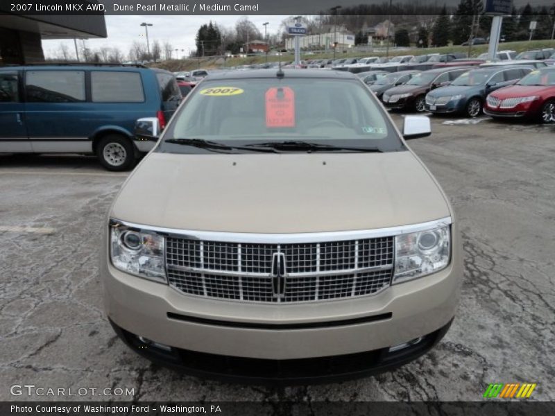 Dune Pearl Metallic / Medium Camel 2007 Lincoln MKX AWD