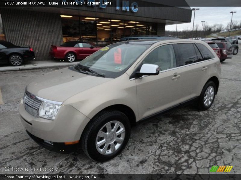 Dune Pearl Metallic / Medium Camel 2007 Lincoln MKX AWD
