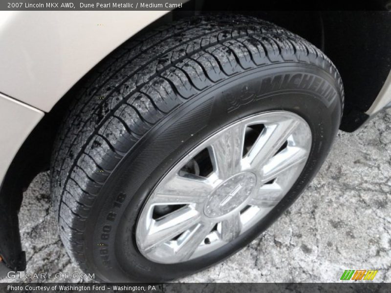 Dune Pearl Metallic / Medium Camel 2007 Lincoln MKX AWD