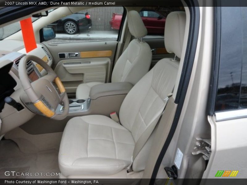 Dune Pearl Metallic / Medium Camel 2007 Lincoln MKX AWD