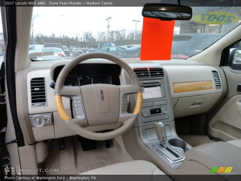 Dune Pearl Metallic / Medium Camel 2007 Lincoln MKX AWD