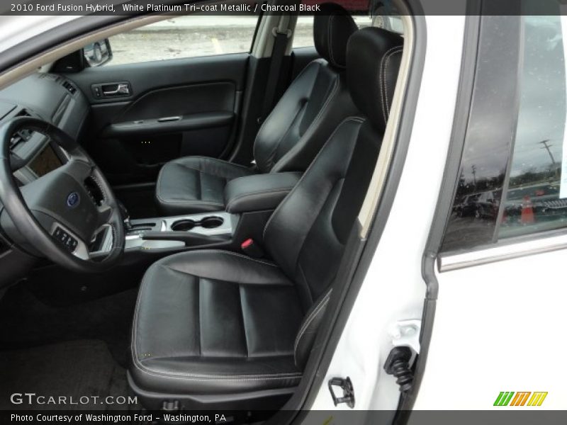  2010 Fusion Hybrid Charcoal Black Interior