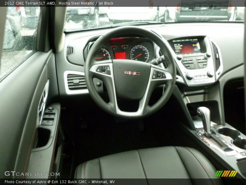 Mocha Steel Metallic / Jet Black 2012 GMC Terrain SLT AWD