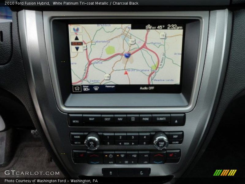 Navigation of 2010 Fusion Hybrid