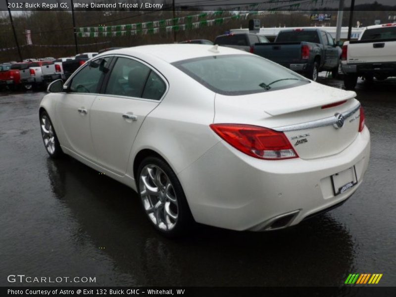 White Diamond Tricoat / Ebony 2012 Buick Regal GS