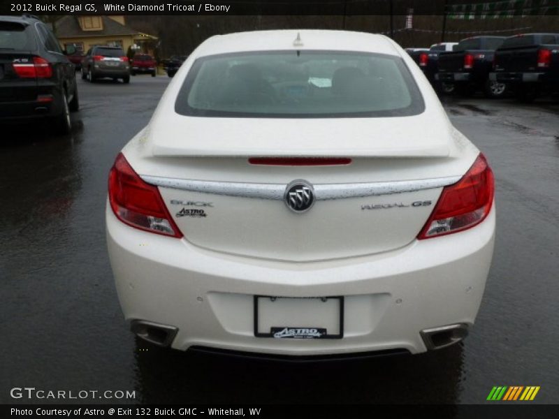White Diamond Tricoat / Ebony 2012 Buick Regal GS