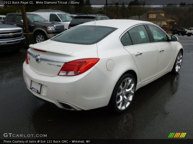 White Diamond Tricoat / Ebony 2012 Buick Regal GS