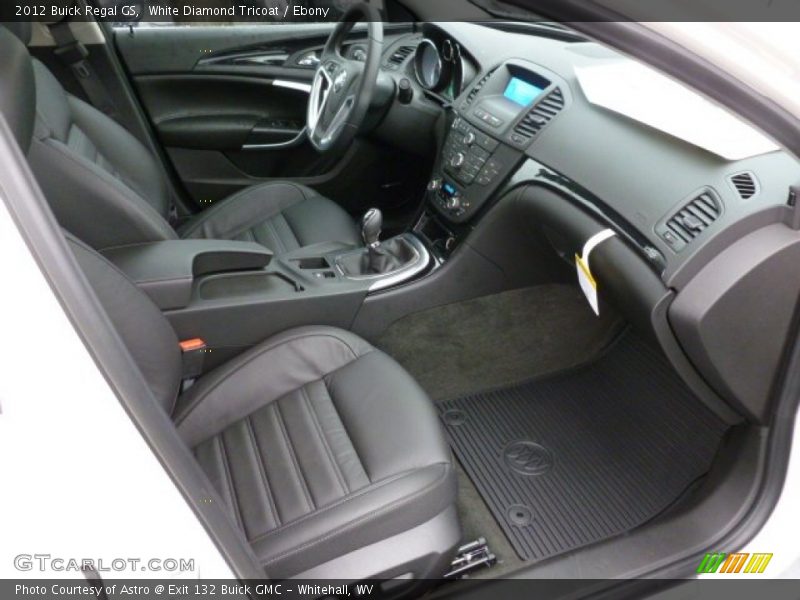  2012 Regal GS Ebony Interior