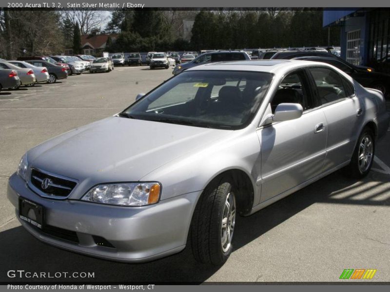Satin Silver Metallic / Ebony 2000 Acura TL 3.2
