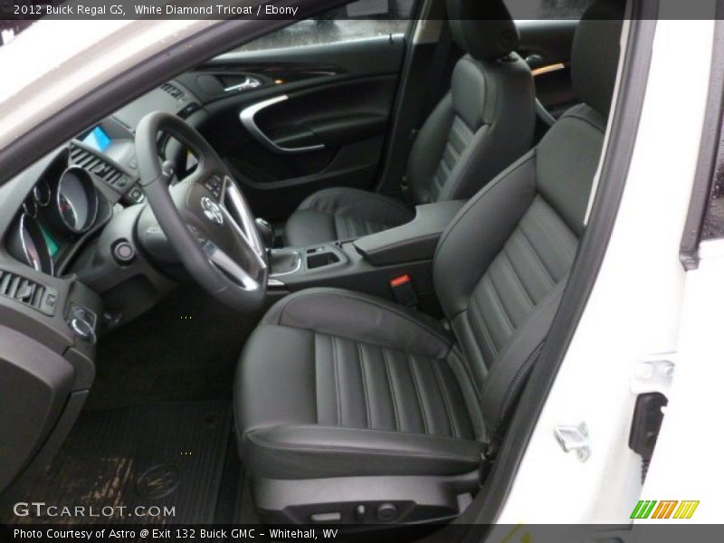  2012 Regal GS Ebony Interior