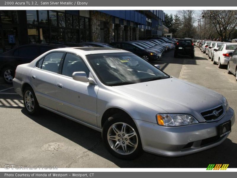 Satin Silver Metallic / Ebony 2000 Acura TL 3.2