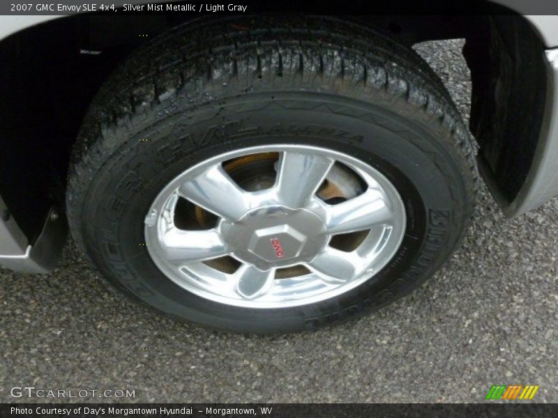 Silver Mist Metallic / Light Gray 2007 GMC Envoy SLE 4x4