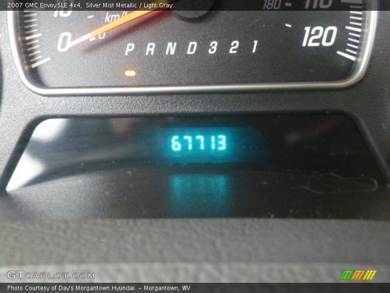Silver Mist Metallic / Light Gray 2007 GMC Envoy SLE 4x4