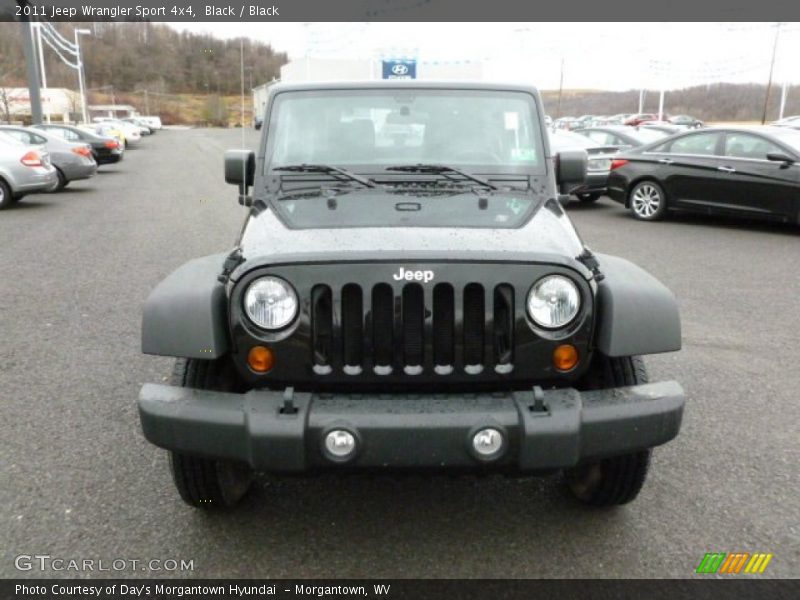 Black / Black 2011 Jeep Wrangler Sport 4x4