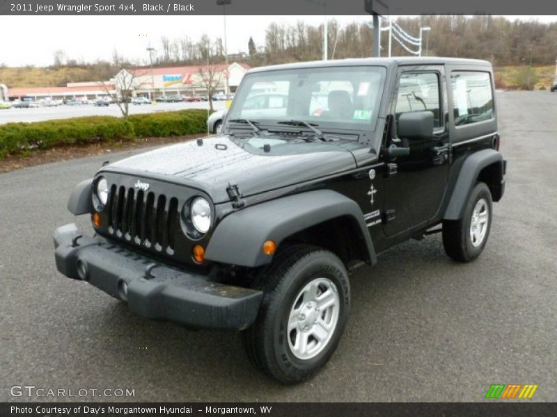 Black / Black 2011 Jeep Wrangler Sport 4x4