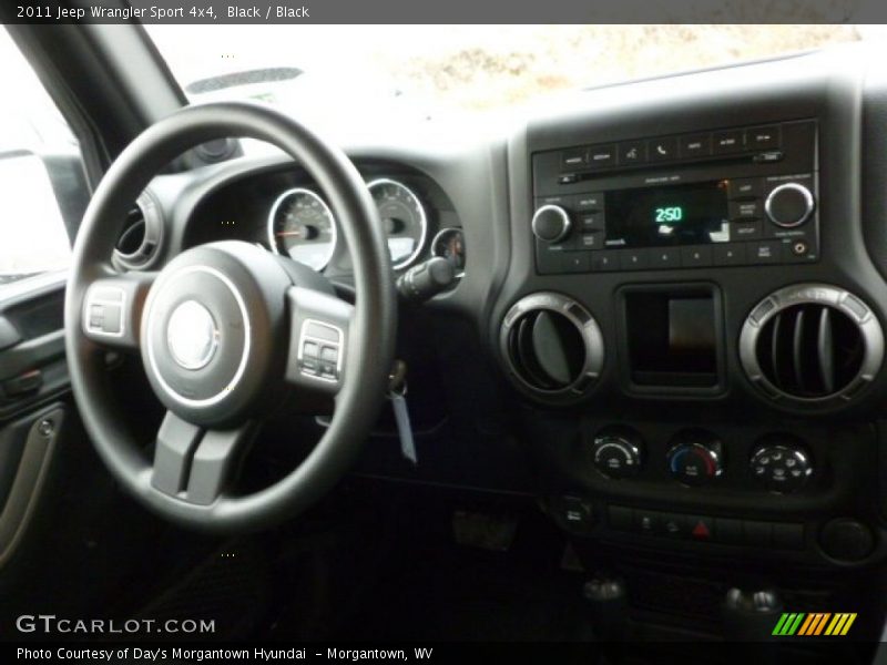 Black / Black 2011 Jeep Wrangler Sport 4x4