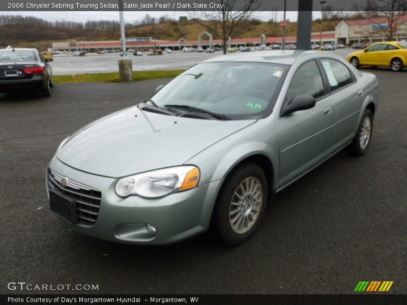 Satin Jade Pearl / Dark Slate Gray 2006 Chrysler Sebring Touring Sedan