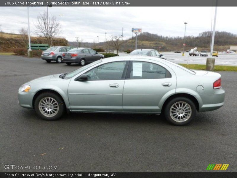 Satin Jade Pearl / Dark Slate Gray 2006 Chrysler Sebring Touring Sedan