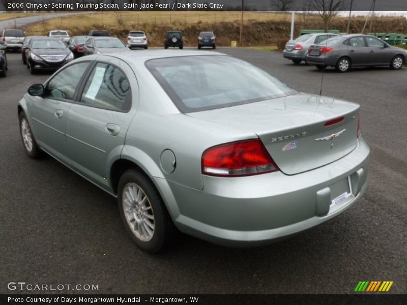 Satin Jade Pearl / Dark Slate Gray 2006 Chrysler Sebring Touring Sedan