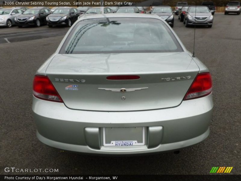 Satin Jade Pearl / Dark Slate Gray 2006 Chrysler Sebring Touring Sedan