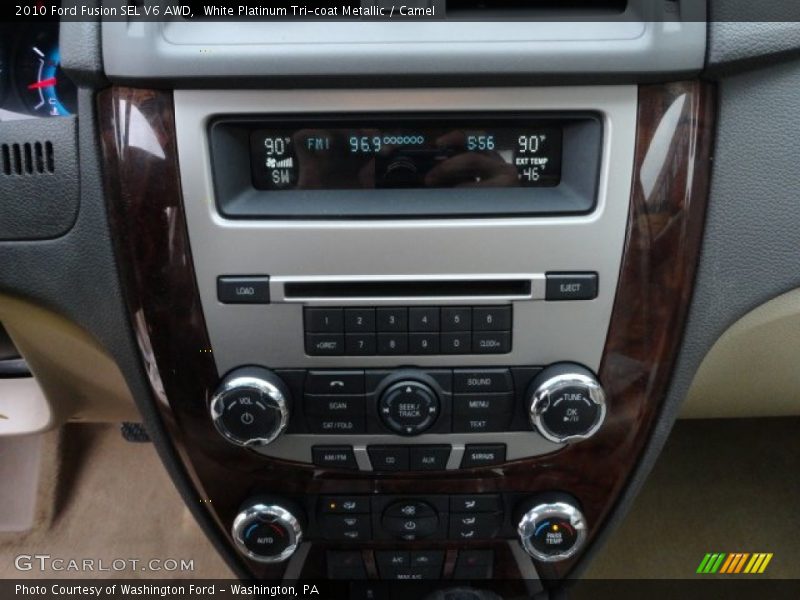 White Platinum Tri-coat Metallic / Camel 2010 Ford Fusion SEL V6 AWD