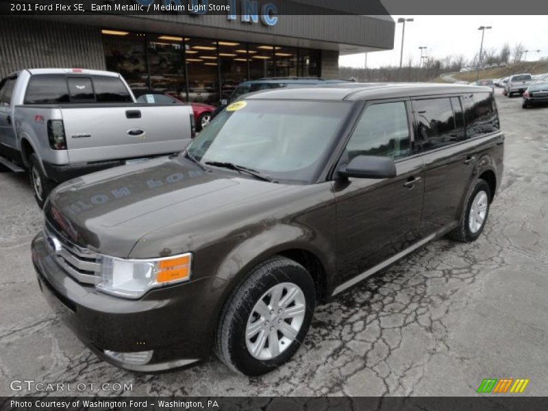 Earth Metallic / Medium Light Stone 2011 Ford Flex SE