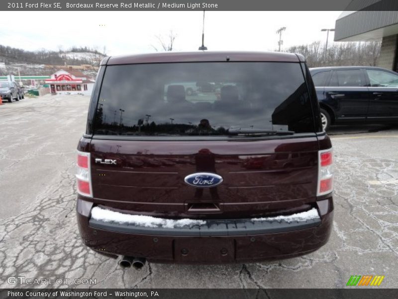 Bordeaux Reserve Red Metallic / Medium Light Stone 2011 Ford Flex SE