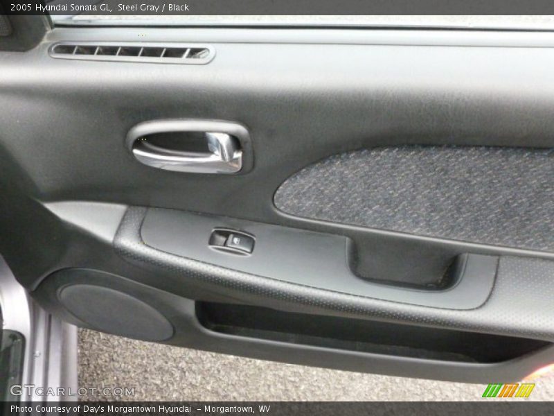 Steel Gray / Black 2005 Hyundai Sonata GL