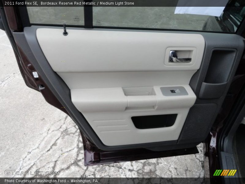 Bordeaux Reserve Red Metallic / Medium Light Stone 2011 Ford Flex SE