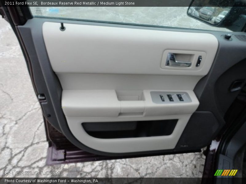 Bordeaux Reserve Red Metallic / Medium Light Stone 2011 Ford Flex SE